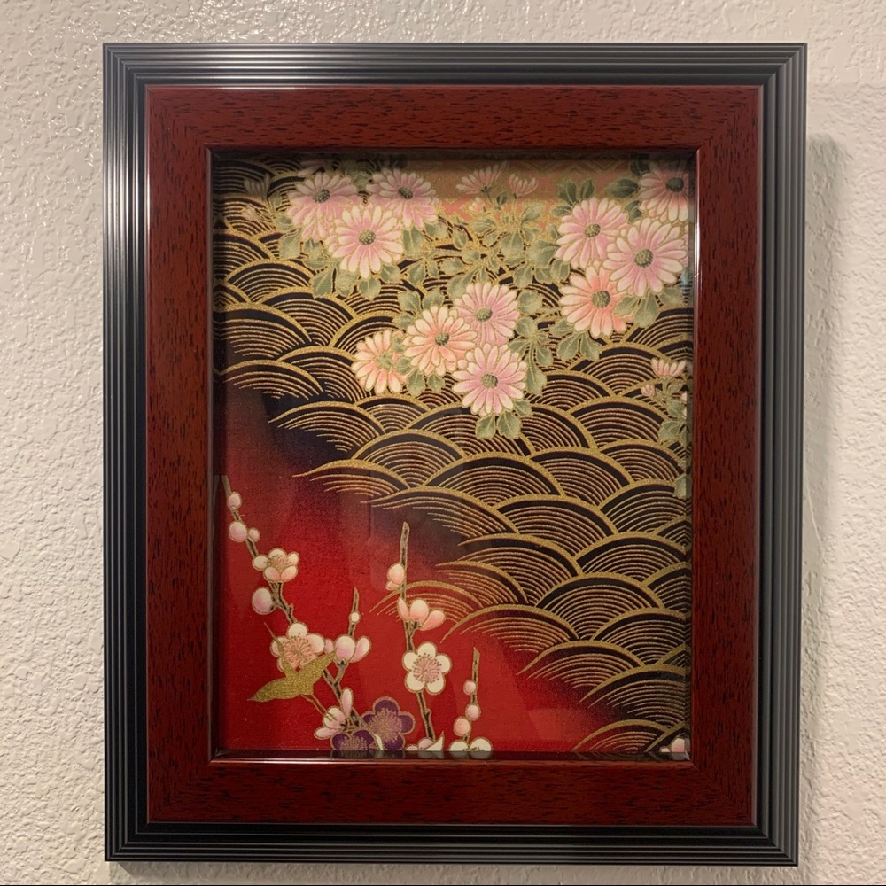 HOME: Elegant 11”x13” Japanese Wall Art (Kiku)